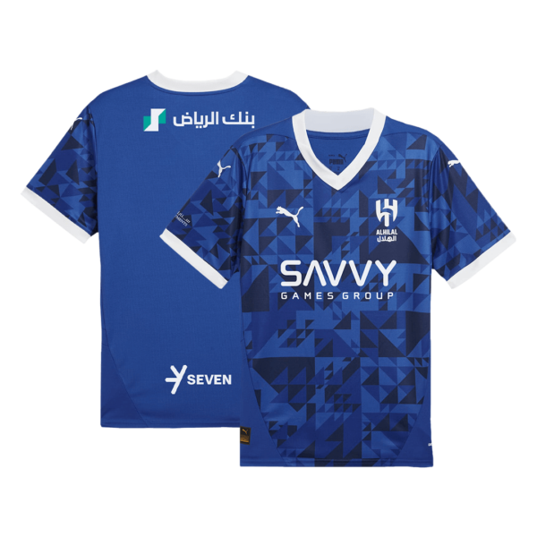 Al Hilal SFC Soccer Jersey Home Custom Shirt 2024/25 - Image 3