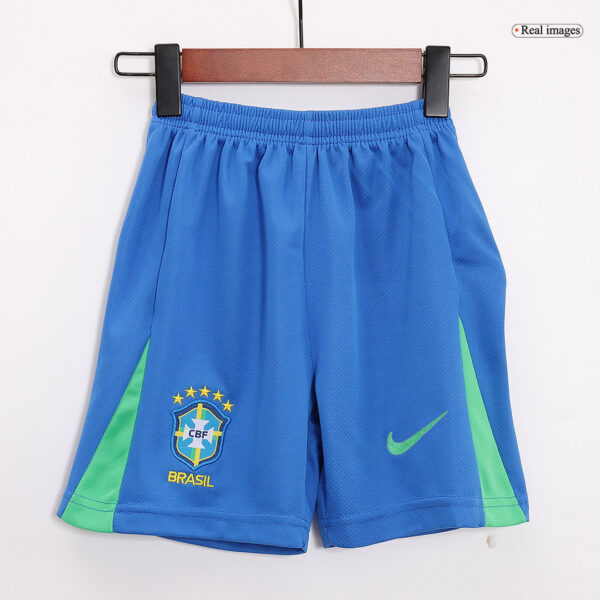 Brazil Home Jersey Kit Copa America 2024 Kids(Jersey+Shorts) - Image 6