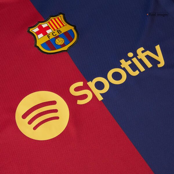 Barcelona Soccer Jersey Home Custom Shirt 2024/25 - Image 9