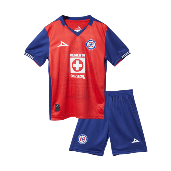 Cruz Azul Third Away Soccer Jersey Kit 2024/25 Kids(Jersey+Shorts)