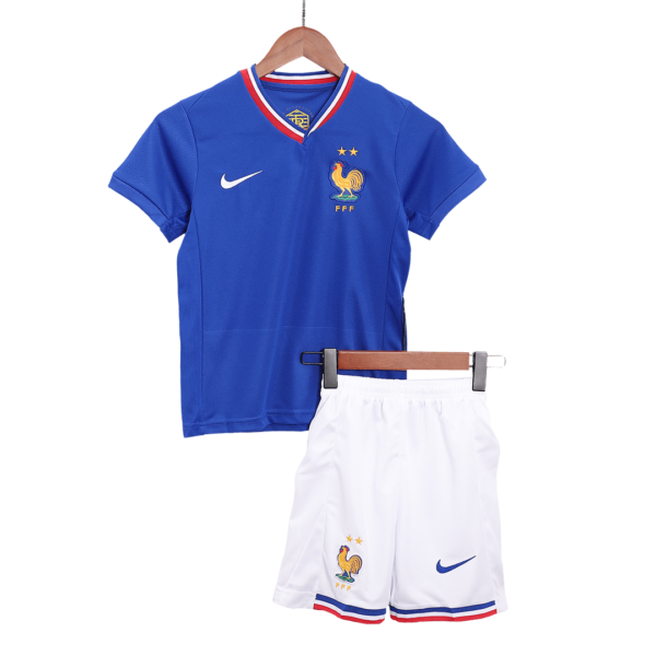 France Home Jersey Kit EURO 2024 Kids(Jersey+Shorts) - Image 3