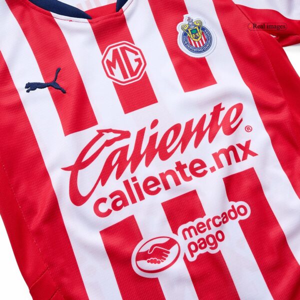 Chivas Home Soccer Jersey Kit 2024/25 Kids(Jersey+Shorts) - Image 8